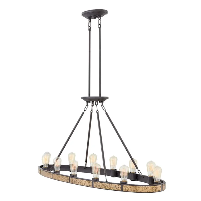 Hinkley Everett Linear Chandelier – Bronze – 4396BZ