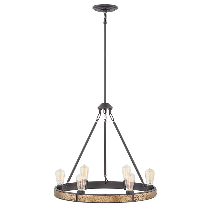 Hinkley Everett Single Tier Chandelier – Bronze – 4395BZ