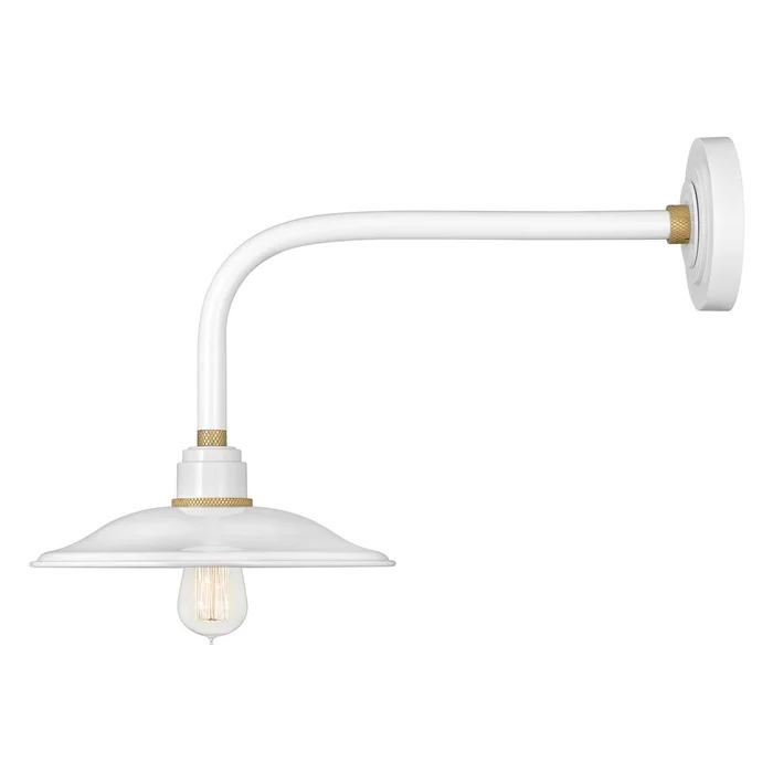 Hinkley Foundry Vintage Outdoor Light – Gloss White – 10716GW