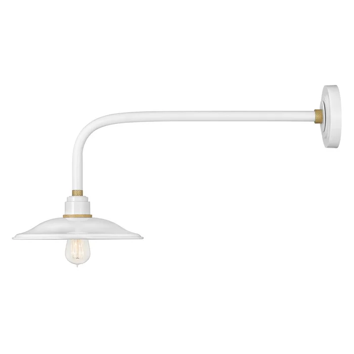 Hinkley Foundry Vintage Outdoor Light – Gloss White – 10726GW