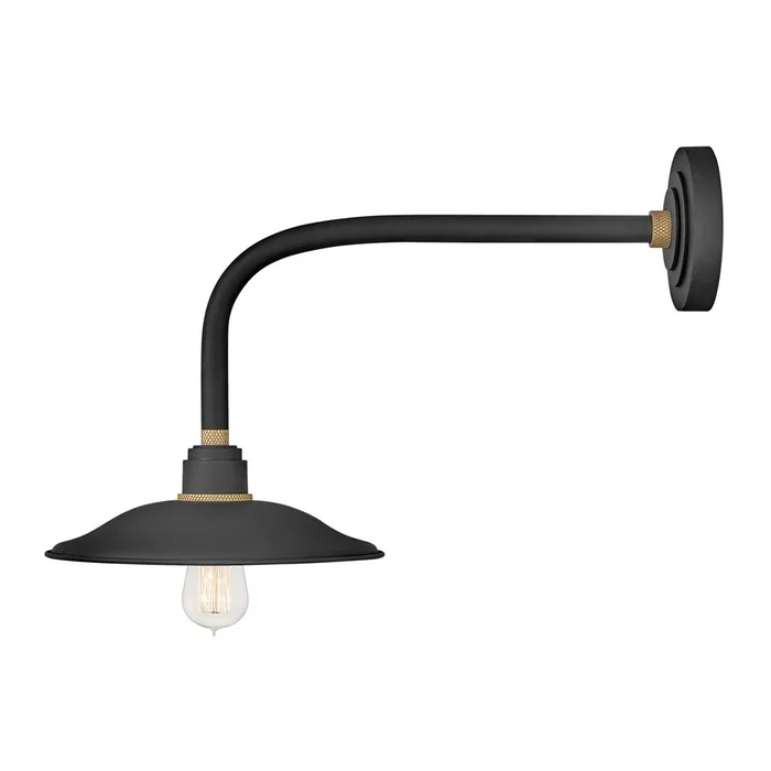 Hinkley Foundry Vintage Outdoor Light – Textured Black – 10716TK