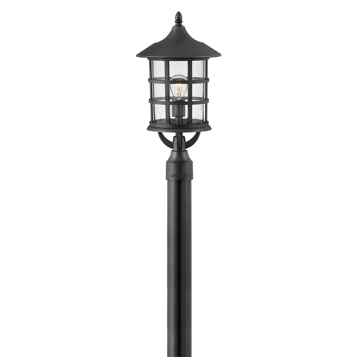 Hinkley Freeport Outdoor Post Mount – Textured Black – 1861TK