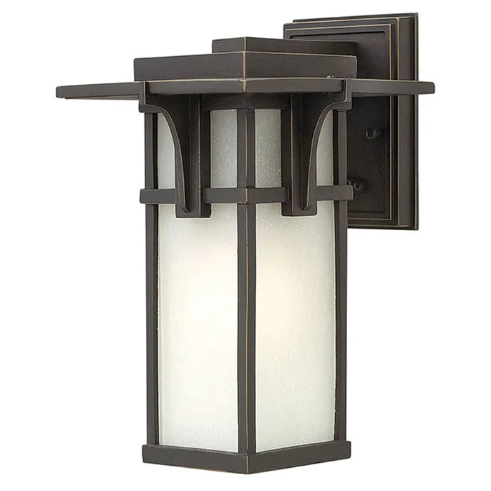 Hinkley Manhattan Outdoor Small Wall Mount – Oil Rubbed Bronze – 2230OZ-LED