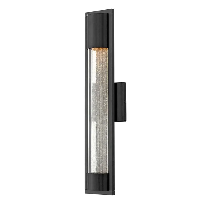 Hinkley Mist Outdoor Medium Wall Mount – Satin Black – 1224SK
