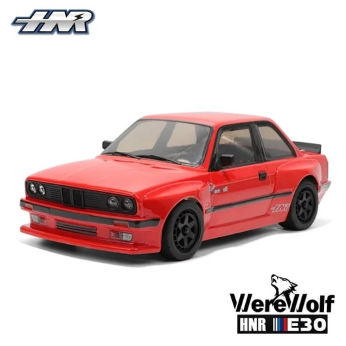 HNR H9803 MA E30 1/10 2.4G 4WD Brushless RC Drift Car On-Road Flat Running Electric Remote Control Racing Vehicles (Red)
