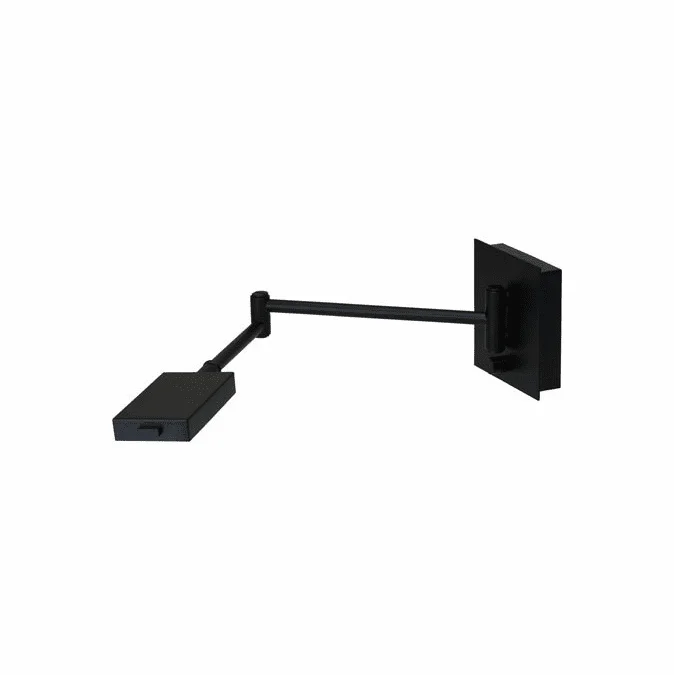 House of Troy G575-BLK Generation Modern Black LED Wall Swing Arm Lamp