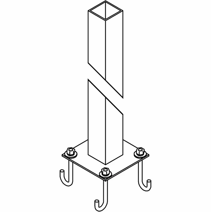 Hubbardton Forge 390047 Exterior Square Post