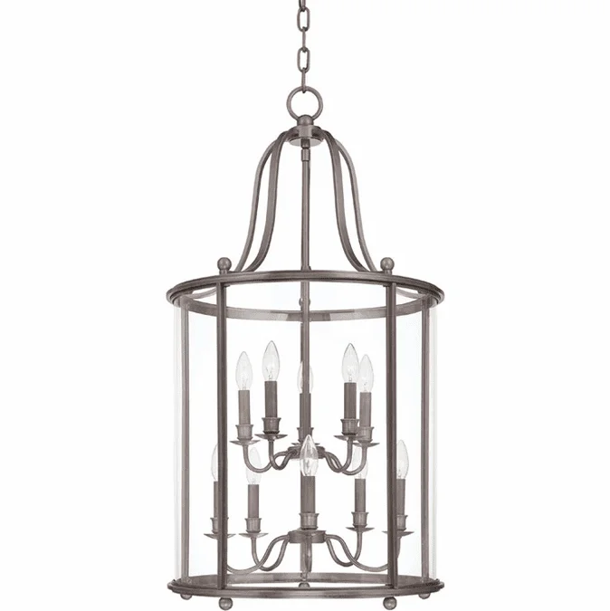 Hudson Valley 1320-AN Mansfield Antique Nickel Foyer Lighting Fixture