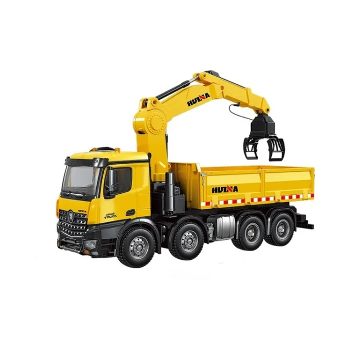 HUINA 1:14 Dump Truck with Arm Loader w/ Radio, Battery and Charger – HN1538