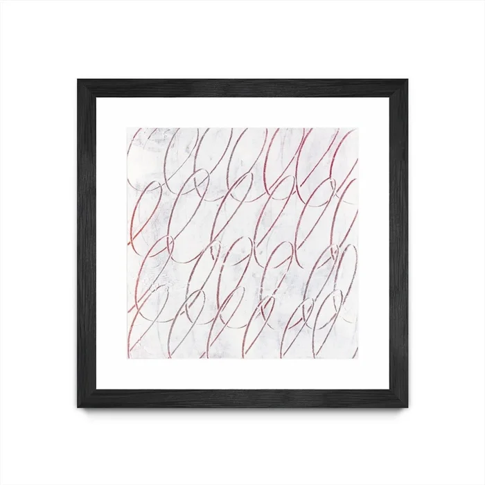 Hula I Matted and Framed Black 30×30 Wall Art|uvre dart murale encadre noire et mate Hula I 30×30