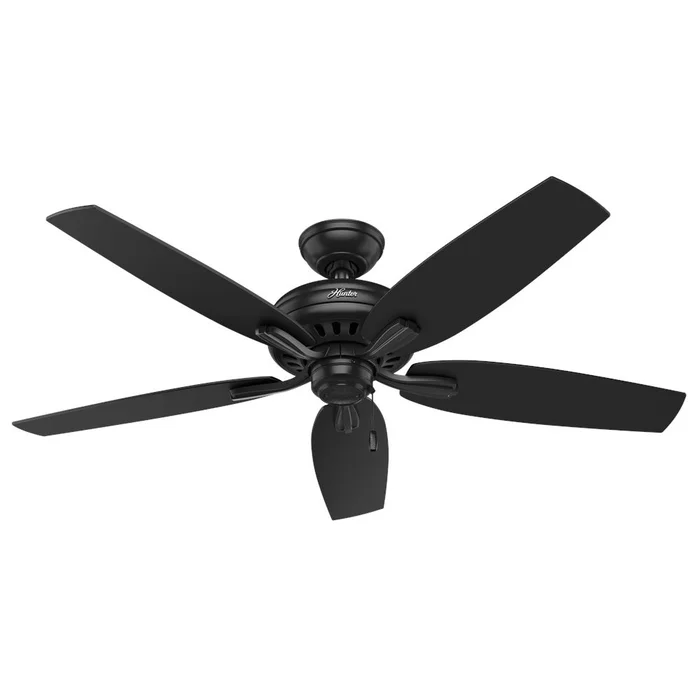Hunter Newsome 52″ Outdoor Ceiling Fan – Matte Black – 53324