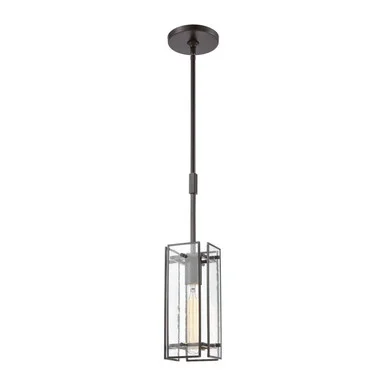 Hyde Park One Light Mini Pendant in Oil Rubbed Bronze (45|32391/1)