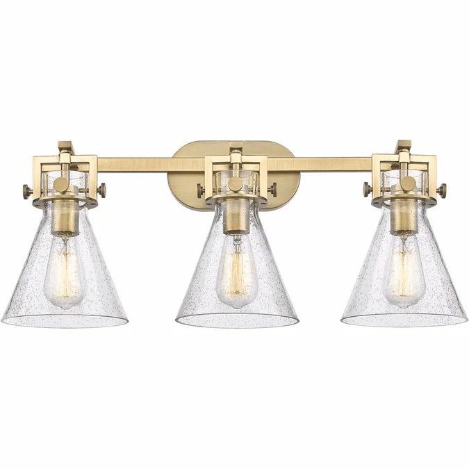 Innovations 411-3W-G411-7SDY Newton Cone 3-Light Bathroom Light
