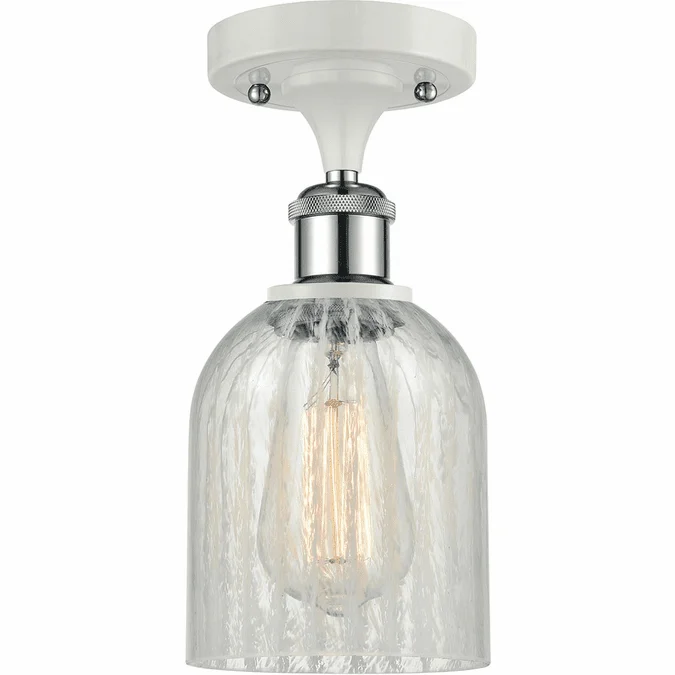 Innovations 516-1C-WPC-G2511 Ballston Caledonia White and Polished Chrome LED Flush Mount Lighting Fixture