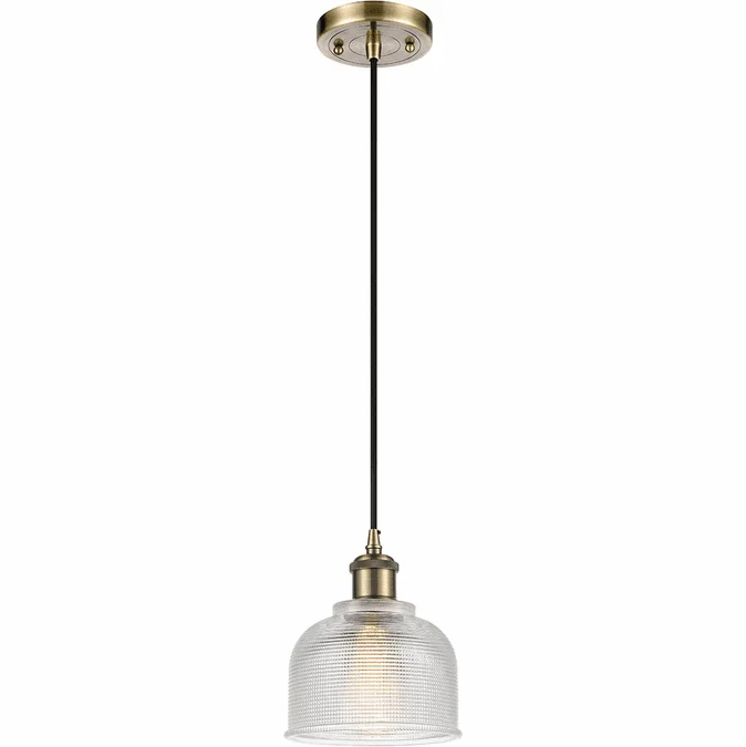 Innovations 516-1P-AB-G412 Ballston Dayton Antique Brass LED Mini Pendant Light