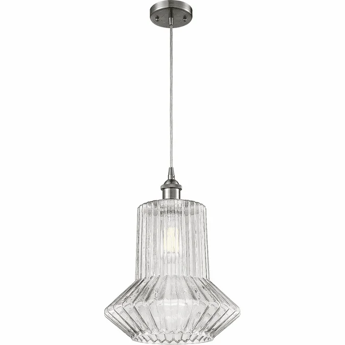 Innovations 516-1P-SN-G212-LED Ballston Springwater Contemporary Brushed Satin Nickel LED Pendant Light