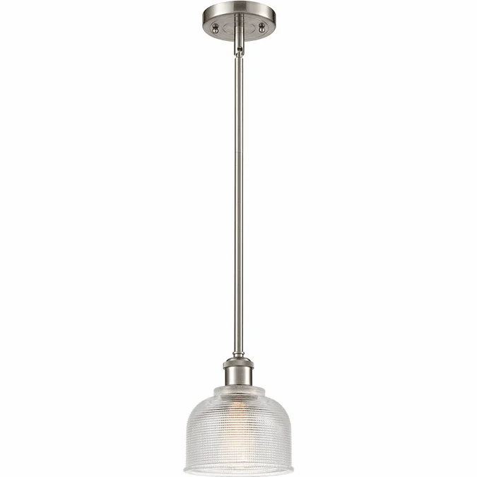 Innovations 516-1S-SN-G412 Ballston Dayton Brushed Satin Nickel LED Mini Drop Lighting Fixture