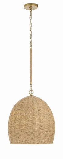 Jace One Light Pendant in Soft Gold (60|JAC-10500-SG)