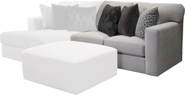 Jackson Carlsbad RSF Loveseat in Charcoal 3301-42