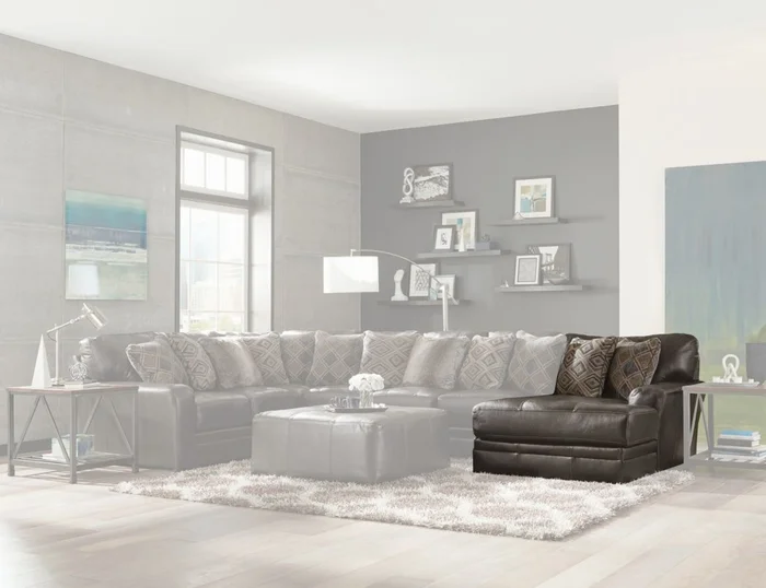 Jackson Denali RSF Chaise in Steel 4378-76