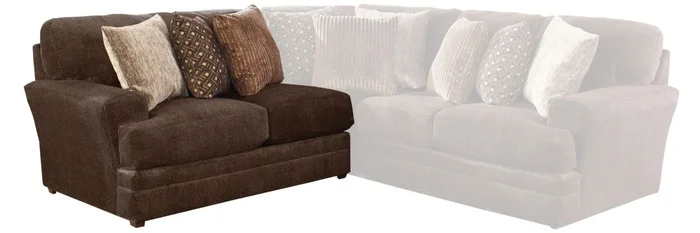 Jackson Mammoth LSF Loveseat in Brindle/Chocolate 437646