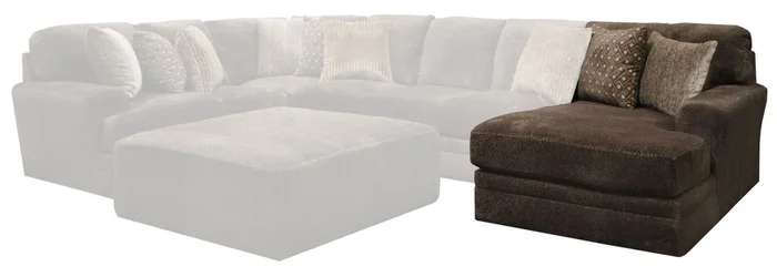 Jackson Mammoth RSF Chaise in Brindle/Chocolate 437676