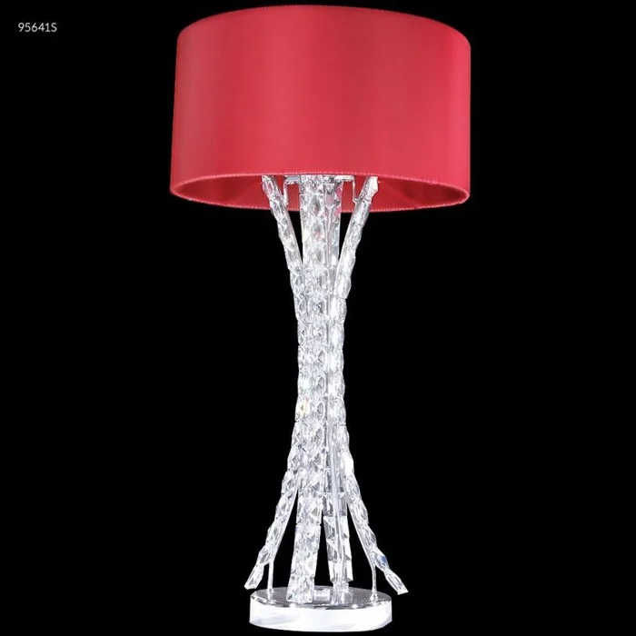 James R. Moder Eclipse Fashion Collection Crystal Table Lamp in Silver 95641S22