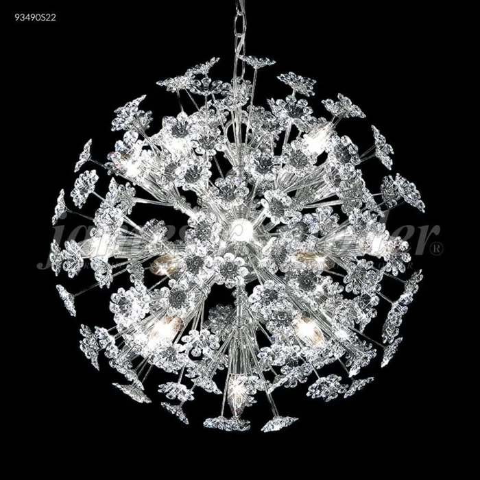 James R. Moder Europa Collection Crystal Chandelier in Gold 93490G22