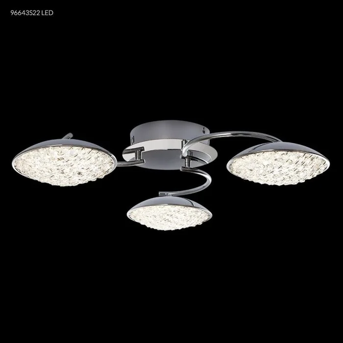 James R. Moder Galaxy Collection Crystal Chandelier in Silver 96643S22LED