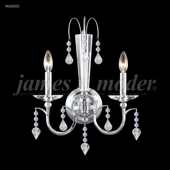 James R. Moder Medallion Collection Crystal Chandelier in Silver 96162S22