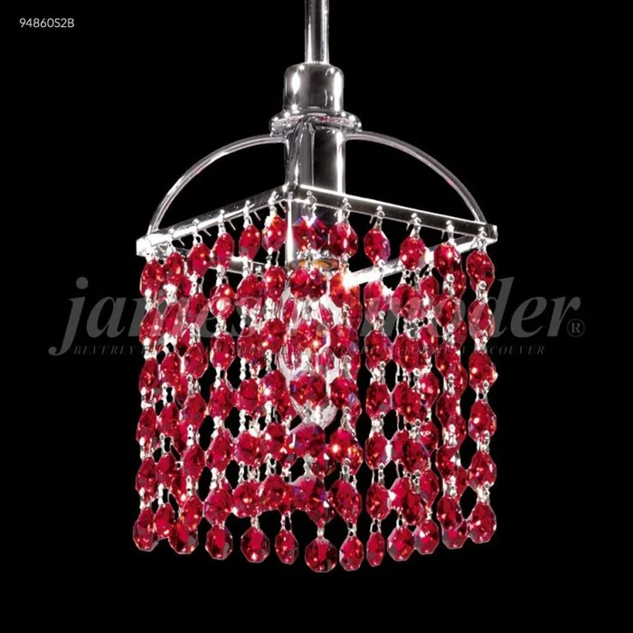 James R. Moder Tekno Mini Collection Crystal Chandelier in Silver 94860S2B