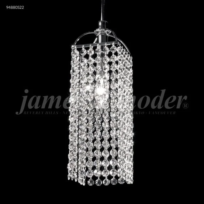 James R. Moder Tekno Mini Collection Crystal Chandelier in Silver 94880S22