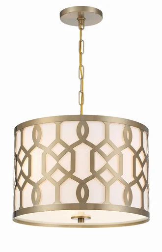 Jennings Three Light Chandelier in Aged Brass (60|2265-AG)
