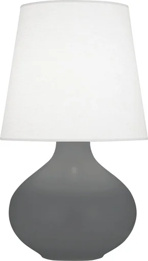 June One Light Table Lamp in Matte Ash Glazed Ceramic (165|MCR99)