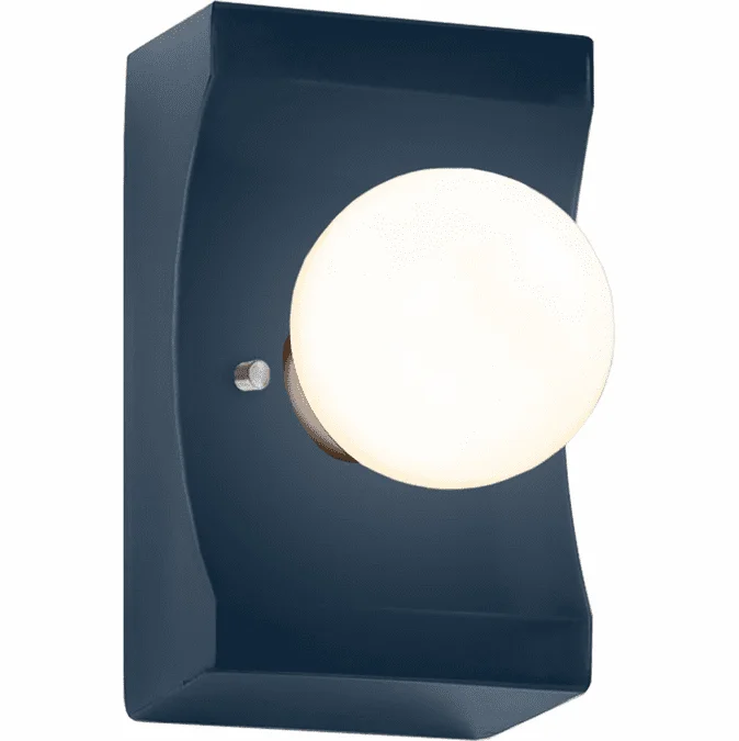 Justice Design CER-3025 Ambiance Scoop Modern Wall Sconce Light