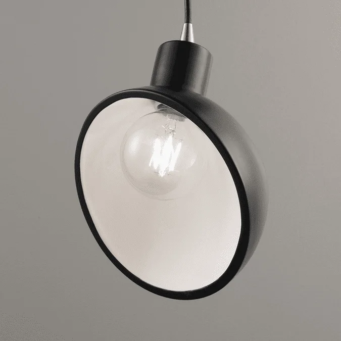 Justice Design CER-6480-CRB Radiance Sphangle Contemporary Carbon Matte Black LED Mini Ceramic Pendant Light Fixture