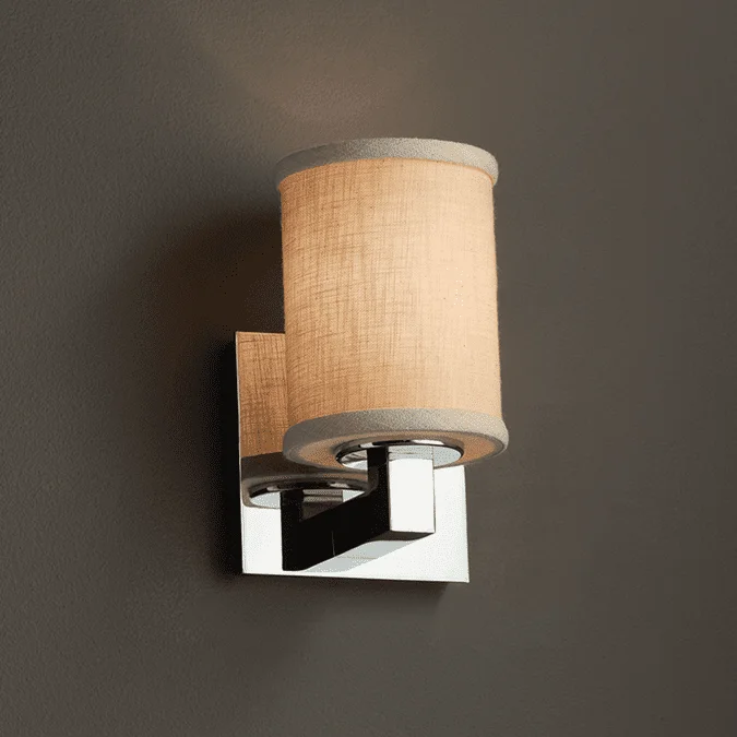 Justice Design FAB-8921 Modular Textile Wall Sconce Lighting