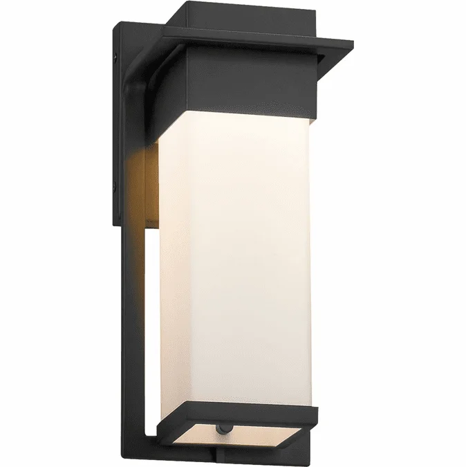 Justice Design FSN-7541W-OPAL Fusion Pacific Modern LED Exterior Small Wall Light Sconce