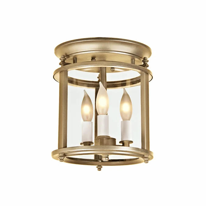 JVI Designs 3019 9 Inch Diameter 3 Candle Semi Flush Mount Lighting – Transitional
