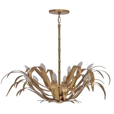 Kagra 12 Light Pendant in Brass (40|46432-018)
