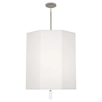 Kate Six Light Pendant in Polished Nickel w/ Clear Crystal (165|AW203)