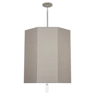 Kate Six Light Pendant in Polished Nickel w/ Clear Crystal (165|SG203)