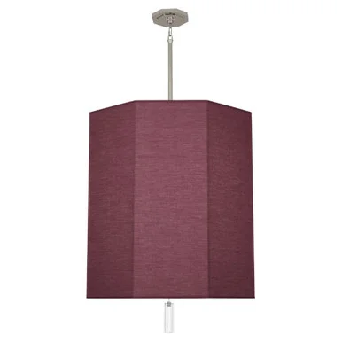 Kate Six Light Pendant in Polished Nickel w/ Clear Crystal (165|VW203)