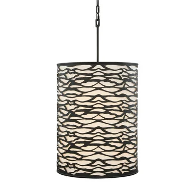 Kato Six Light Pendant in Carbon Black (137|348F06CB)