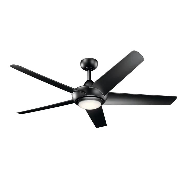 Kichler 1-LT LED 52″ Kapono Fan – Satin Black – 330089SBK