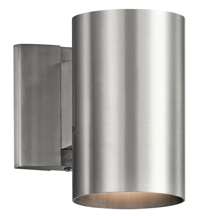 Kichler 1-LT Wall Cylinder – Brushed Aluminum – 9234BA