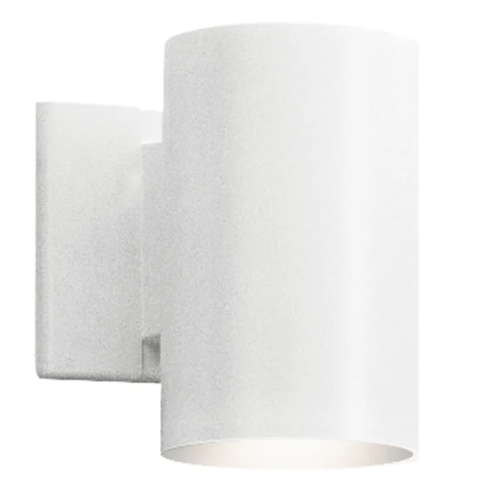 Kichler 1-LT Wall Cylinder – White – 9234WH