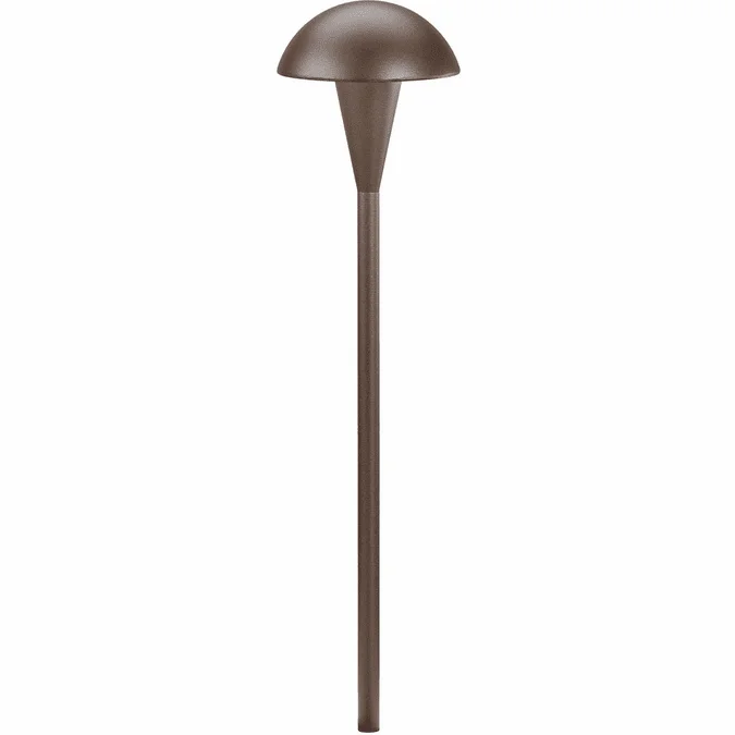 Kichler 15323AZT Eclipse Contemporary Textured Architectural Bronze Line Voltage Exterior Residential Landscape Lighting