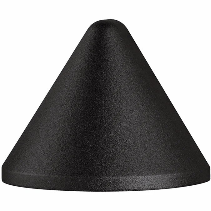 Kichler 16110BKT27 Fundamentals Contemporary Textured Black LED Exterior 2700k Deck Light