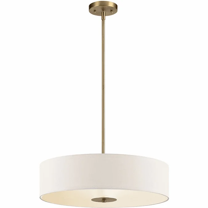 Kichler 42121CLZ Classic Bronze 20″ Drum Pendant Lamp